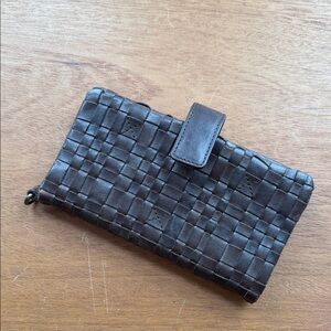 Vilenca Woven Brown Wallet